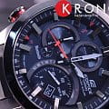 Casio Casio Edifice EQB-501DC-1A, edifice япония мужские часы на браслете сталь с ip покрытием боковой вид