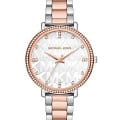 Michael Kors Michael Kors Pyper MK4667  MK4667 кварцевые женские часы перламутровый циферблат, браслет нержавеющая сталь с pvd-покрытием — вид спереди
