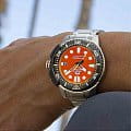 Orient Orient M-Force RA-AC0L08Y0 (RA-AC0L08Y00B), m-force япония мужские часы на браслете нержавеющая сталь боковой вид