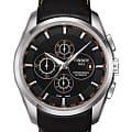 Tissot Tissot Couturier Automatic Chronograph T035.627.16.051.01 Couturier T0356271605101 механические мужские часы черный циферблат, браслет кожаный — вид спереди