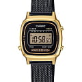 Casio Casio Collection LA670WEMB-1E  LA670WEMB-1E кварцевые женские часы  циферблат, браслет нержавеющая сталь — вид спереди