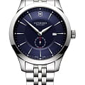 Victorinox Victorinox Alliance Large 44 241763  241763 кварцевые мужские часы синий циферблат, браслет нержавеющая сталь 316l — вид спереди