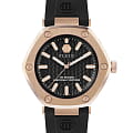 Philipp Plein Philipp Plein The Hexagon PW1BA0323  PW1BA0323 кварцевые женские часы черный циферблат, браслет силикон — вид спереди