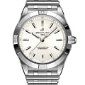 Breitling Breitling Chronomat Automatic 36 A10380101A3A1  A10380101A3A1 механические женские часы белый циферблат, браслет нержавеющая сталь — вид спереди