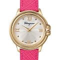 Salvatore Ferragamo Salvatore Ferragamo Studmania SFMJ00222  SFMJ00222 кварцевые женские часы белый циферблат, браслет кожаный — вид спереди