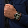 Breitling Breitling Superocean Automatic 44 Outerknown  A17367A11L1W1 мужские часы зеленый циферблат на запястье