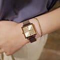 Casio Casio Collection LTP-E155MR-9BEF mtp японские женские часы на браслете сталь с ip покрытием боковой вид
