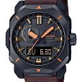 Casio Casio Pro Trek PRW-6900YL-5DR (PRW-6900YL-5) PRW PRW-6900YL-5 кварцевые мужские часы черный циферблат, браслет пластик — вид спереди