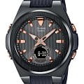 Casio Casio Baby-G MSG-C150G-1ADR (MSG-C150G-1A)  MSG-C150G-1ADR кварцевые женские часы черный циферблат, браслет пластик — вид спереди