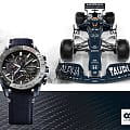Casio Casio Edifice EQB-1000AT-1A, edifice япония мужские часы на браслете тканевый боковой вид