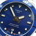 Tissot Tissot Seastar 1000 Powermatic 80 T120.407.11.041.00 механические мужские часы часы крупный план синий циферблата