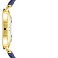 Anne Klein Anne Klein Leather 3836GPNV  американские женские часы на браслете кожаный боковой вид