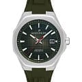 Jacques Philippe Jacques Philippe Octagon JPQGS3814XX  JPQGS3814XX кварцевые мужские часы зеленый циферблат, браслет силикон — вид спереди
