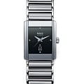 Rado Rado Integral Diamonds R20693722  R20693722 кварцевые мужские часы черный циферблат, браслет сталь + ceramos™ — вид спереди