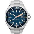 Spinnaker Spinnaker Dumas SP-5081-GG  SP-5081-GG механические мужские часы синий циферблат, браслет нержавеющая сталь — вид спереди