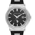 U.S. Polo Assn. U.S. Polo Assn. Fundamental USPA1107-01  USPA1107-01 кварцевые мужские часы черный циферблат, браслет силикон — вид спереди