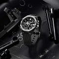 Casio Casio Edifice ECB-10TP-1ADF (ECB-10TP-1A), edifice япония мужские часы на браслете полимер боковой вид