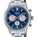 Casio Casio Edifice EFR-575D-2A EFR EFR-575D-2A кварцевые мужские часы синий циферблат, браслет нержавеющая сталь — вид спереди