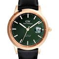 Daniel Wellington Daniel Wellington Iconic Automatic DW00100757  DW00100757 механические мужские часы  зеленый циферблат, браслет кожаный — вид спереди