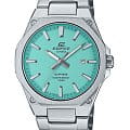 Casio Casio Edifice EFR-S108D-2B EFR EFR-S108D-2B кварцевые мужские часы бирюзовый циферблат, браслет нержавеющая сталь — вид спереди