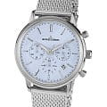 Jacques Lemans Jacques Lemans N-209N  N-209N кварцевые мужские часы  голубой циферблат, браслет нержавеющая сталь — вид спереди