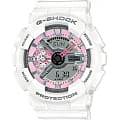 Casio Casio G-Shock GMA-S110MP-7A  GMA-S110MP-7A электронные женские часы  розовый циферблат, браслет пластик — вид спереди