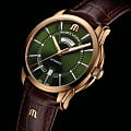 Maurice Lacroix Maurice Lacroix Pontos PT6358-BRZ01-63E-3, pontos швейцария мужские часы на браслете кожаный боковой вид