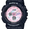 Casio Casio Baby-G BA-120T-1A  BA-120T-1A кварцевые женские часы розовый циферблат, браслет пластик — вид спереди
