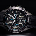Casio Casio Edifice EFV-550P-1AVUDF (EFV-550P-1A), edifice япония мужские часы на браслете каучук боковой вид