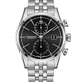 Hamilton Hamilton American Classic Spirit of Liberty Auto Chrono H32416131  H32416131 механические мужские часы черный циферблат, браслет нержавеющая сталь — вид спереди