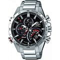 Casio Casio Edifice EQB-501XD-1A EQB EQB-501XD-1A кварцевые мужские часы черный циферблат, браслет нержавеющая сталь — вид спереди