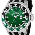 Invicta Invicta Specialty IN38694  IN38694 кварцевые мужские часы зеленый циферблат, браслет сталь + силикон — вид спереди