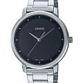 Casio Casio Collection LTP-B115D-1E  LTP-B115D-1E кварцевые женские часы черный циферблат, браслет нержавеющая сталь — вид спереди