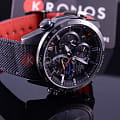 Casio Casio Edifice EQB-501TRC-1A, edifice япония мужские часы на браслете тканевый боковой вид