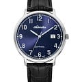 Adriatica Adriatica Paris A1283.5225Q  A1283.5225Q кварцевые мужские часы синий циферблат, браслет кожаный — вид спереди