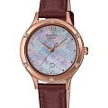 Casio Casio Sheen SHE-4546PGL-6A  SHE-4546PGL-6A кварцевые женские часы  циферблат, браслет кожаный — вид спереди