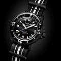 Swatch Swatch x Blancpain Ocean Of Storms SO35B400 , наручные мужские часы фото под углом