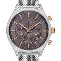 Jacques Philippe Jacques Philippe Apollo JPQGC031246N  JPQGC031246N кварцевые мужские часы серый циферблат, браслет нержавеющая сталь 316l — вид спереди