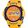 Casio Casio Baby-G BGA-210-4B  BGA-210-4B кварцевые женские часы желтый циферблат, браслет пластик — вид спереди