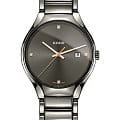 Rado Rado True Diamonds R27239712  R27239712 кварцевые мужские часы серый циферблат, браслет плазменная керамика — вид спереди