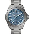 TAG Heuer TAG Heuer Aquaracer Professional 200 Solargraph WBP1182.BF0000  WBP1182.BF0000 кварцевые мужские часы  синий циферблат, браслет титановый — вид спереди
