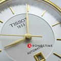 Tissot Tissot Carson Automatic Lady T122.207.22.031.00 женские часы белый циферблат на запястье