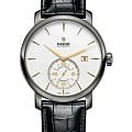 Rado Rado Petite Seconde R14053016 Automatic R14053016 механические мужские часы  белый циферблат, браслет 18-каратное желтое золото — вид спереди
