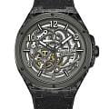Kenneth Cole Kenneth Cole Automatic KCWGZ0046302  KCWGZ0046302 механические мужские часы серый циферблат, браслет нейлон + силикон — вид спереди