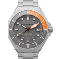 Spinnaker Spinnaker Dumas SP-5081-LL  SP-5081-LL механические мужские часы серый циферблат, браслет нержавеющая сталь — вид спереди