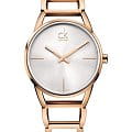  Calvin Klein K3G23626  K3G23626 кварцевые женские часы  белый циферблат, браслет  — вид спереди