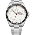 Victorinox Victorinox Fieldforce 241850  241850 кварцевые мужские часы бежевый циферблат, браслет нержавеющая сталь — вид спереди