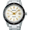 Seiko Seiko Presage SRPG03J1  SRPG03J1 механические мужские часы бежевый циферблат, браслет нержавеющая сталь — вид спереди