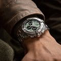 Breitling Breitling Avenger B01 Chronograph 44 AB0147101L1A1 мужские часы зеленый циферблат на запястье