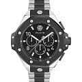 Philipp Plein Philipp Plein The Skull PWPRA0224  PWPRA0224 кварцевые мужские часы черный циферблат, браслет сталь с ip покрытием — вид спереди